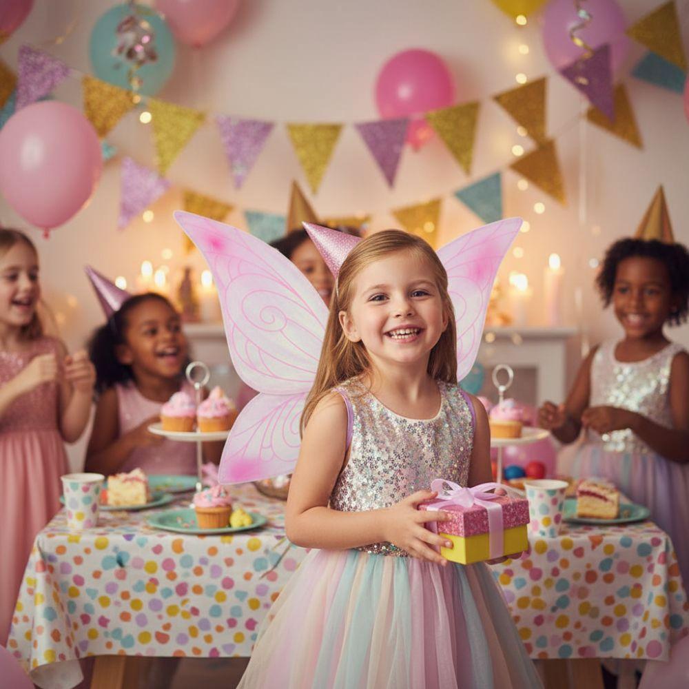 Sparkly Gradient Fairy Butterfly Wings Organza Elf Wings Butterfly Princess Wings Children's Day