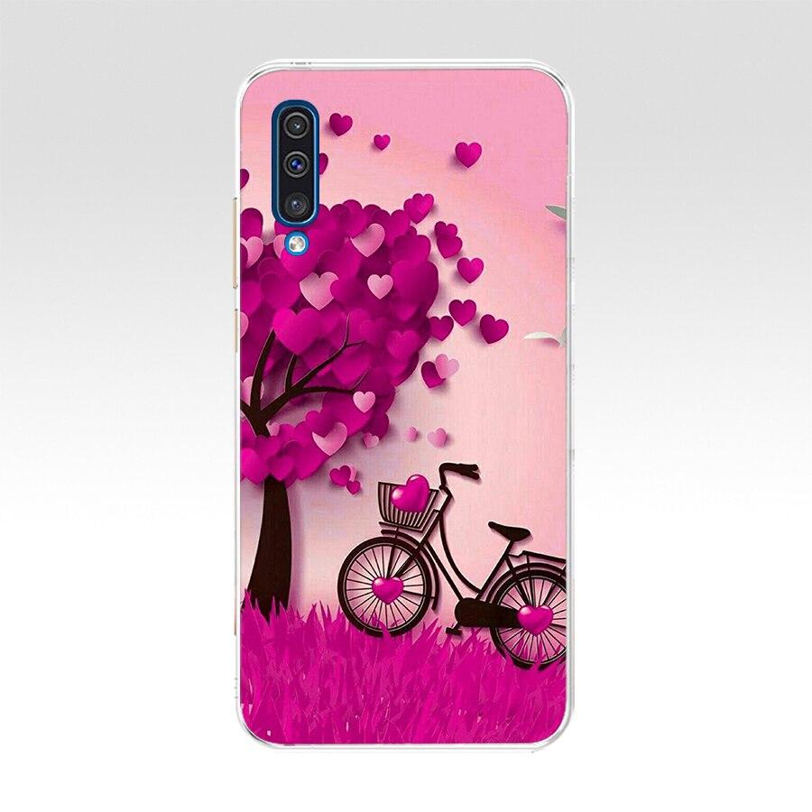 Чехол для Samsung Galaxy A50 A 50, цветной защитный чехол с принтом кота, мягкие силиконовые чехлы из ТПУ для Galaxy A50, Fundas Coque Capa