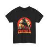 Футболка Catzilla – Забавная футболка-машап с монстром Кэтзилла и Годзиллой