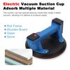 Cordless Electric Suction Cup with 440 LBS 200KG Lifting Capacity, Digital Display, 3000mAh Battery for Glass, Tile,