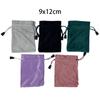 1Piece Dice Bags Velvet Card Storage Bag Toy Jewelry Drawstring Package 9*12cm