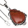 Pendant Wild Horse Jasper Gemstone Valentine'Day Gifted Silver Jewelry 2.25"