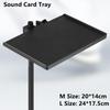 Microphone Stand Sound Card Tray Plastic Sound Card Tray Stable And Strong 1pc