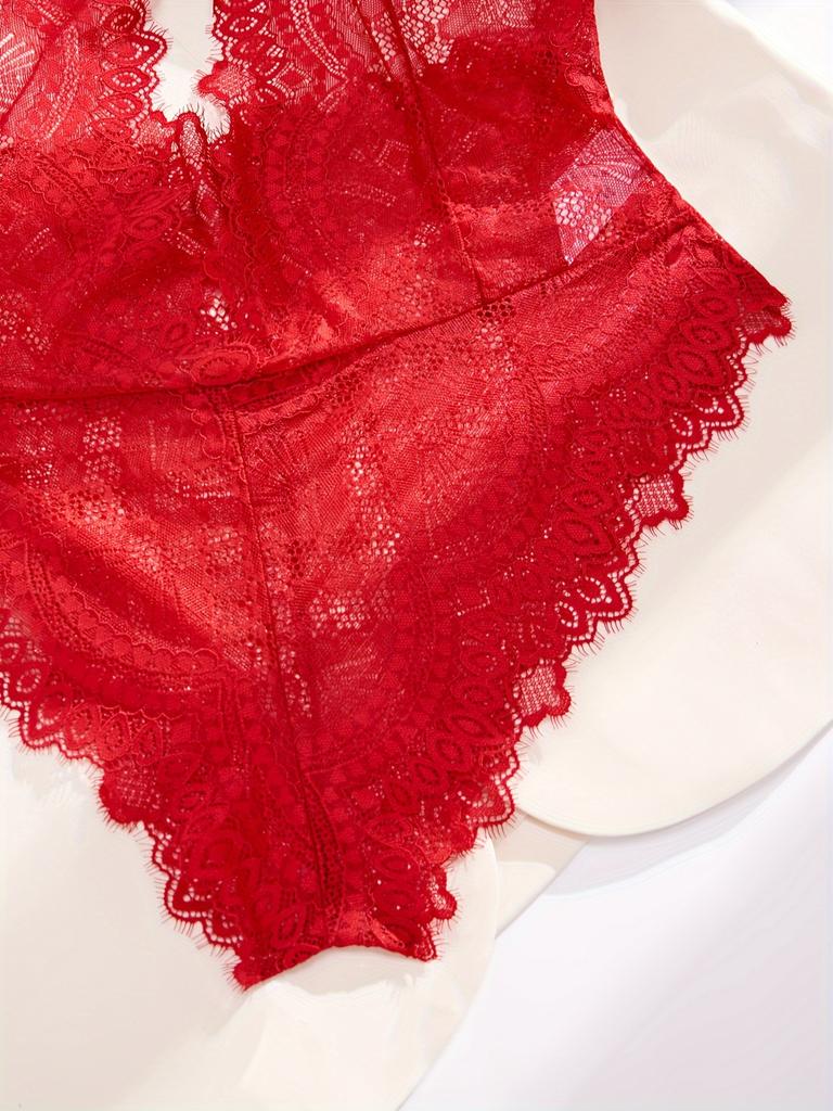 Сексуальное нижнее белье Женское кружевное халтер Синее ажурное бюстье Комплект без косточек Без спинки Без подкладки Трусики Эротические костюмы Тедди Бэбидолл Платье