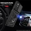Heavy Duty Shockproof Case for iPhone/Samsung/Huawei/Xiaomi/OPPO/Vivo Push Pull Camera Protection Phone Cover