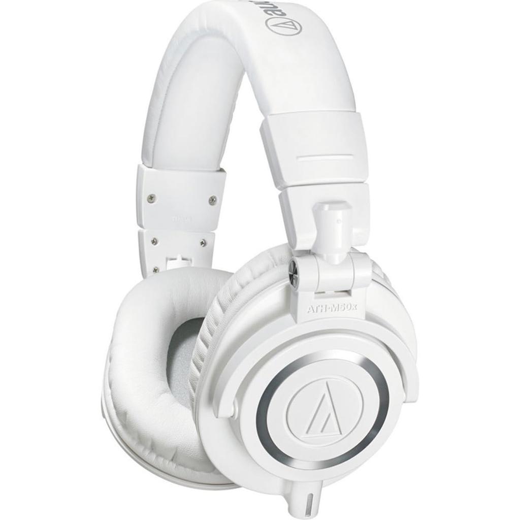 Audio Technica Professional Monitor Headphones White Studio Making ATH-M50xWH Recording/Mixing/DJ/Track