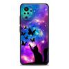 Забавный Милый Кот Лайн-Арт Чехол Для Телефона Для Xiaomi Redmi Note 11 10 9 8 Pro 9S 8A 10S 11S Мягкая Крышка Для Redmi Note 8Pro 10Pro Fundas