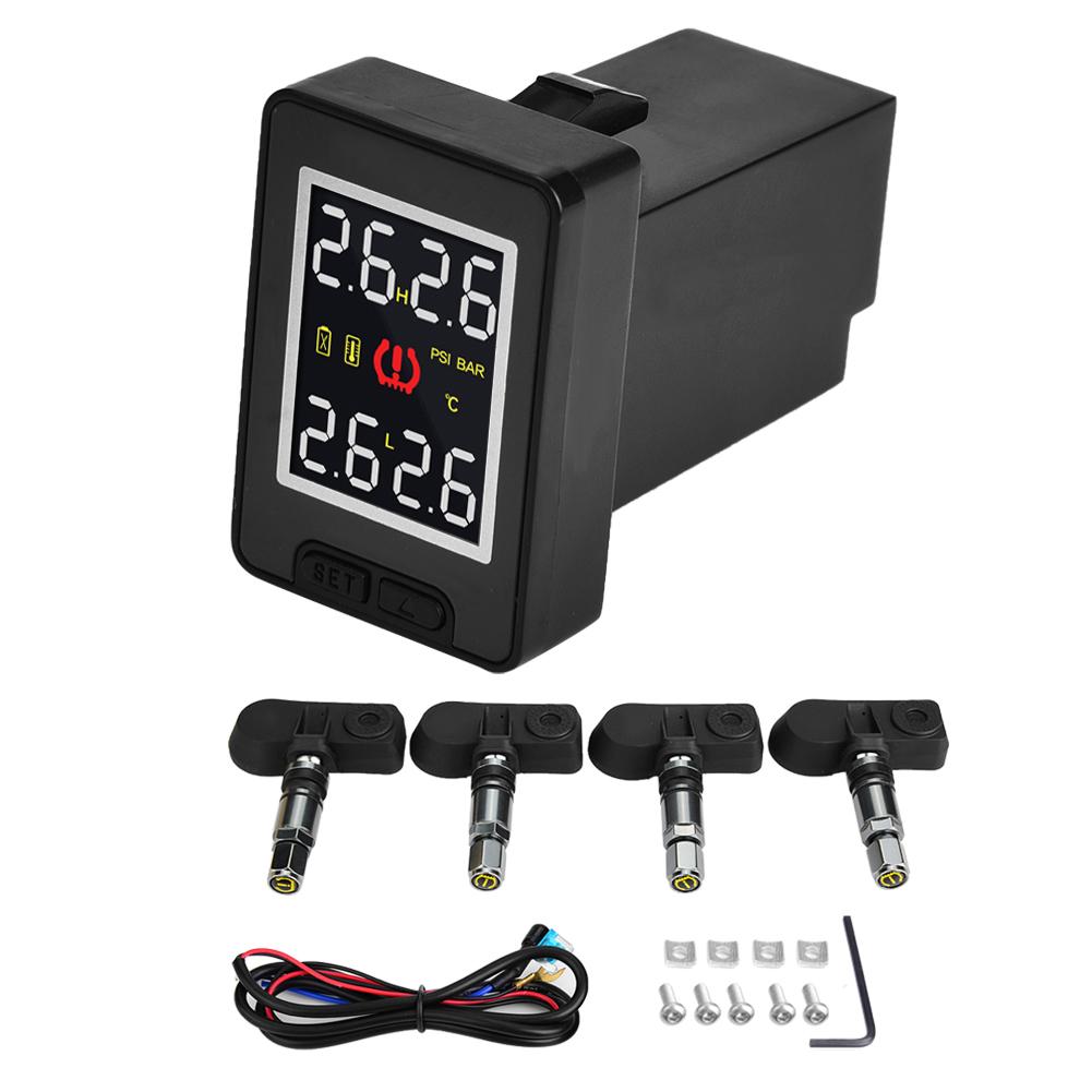 Car Tire Pressure Monitor System TPMS with 4 Internal Sensors for