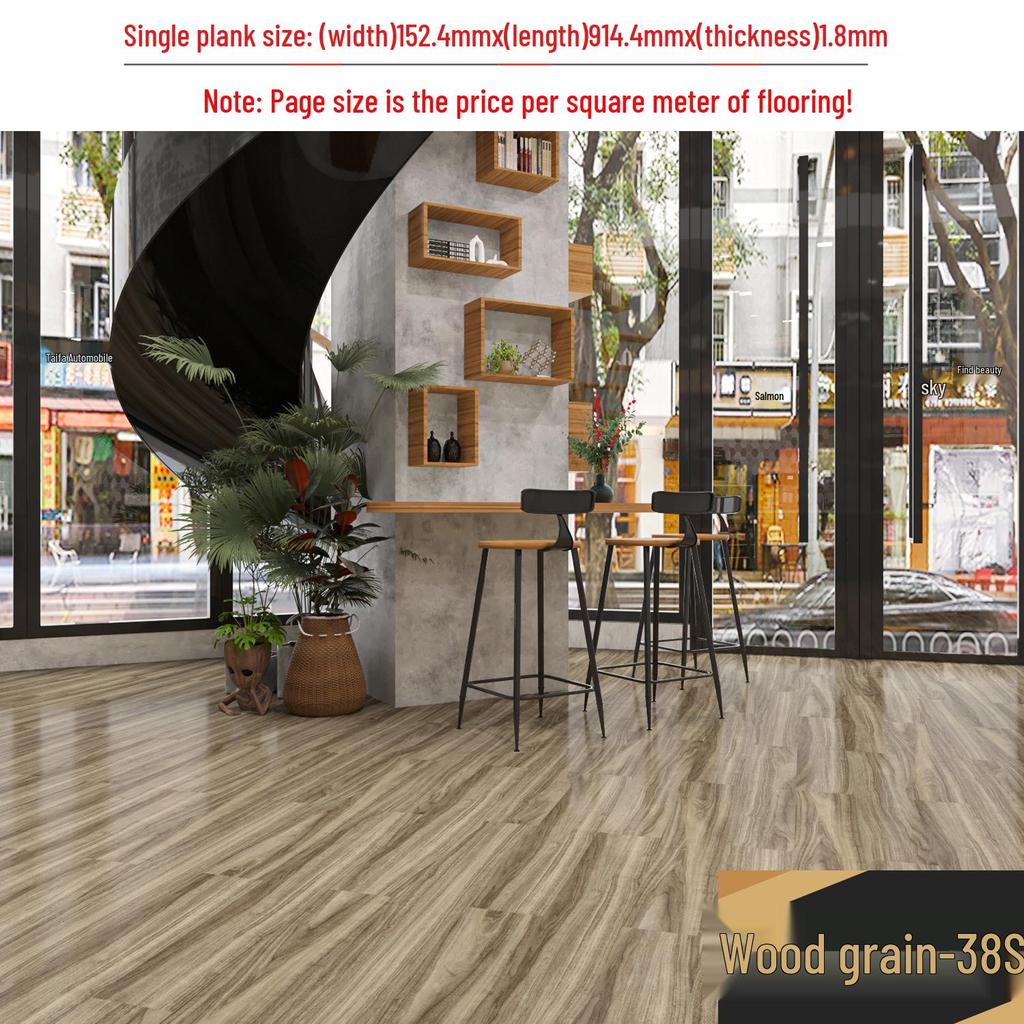 Самоклеящаяся водонепроницаемая виниловая наклейка для пола под камень: Толстое, износостойкое ПВХ-покрытие для спален