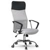 Chaise de bureau ergonomique - Sydney - Gris - Réglable en hauteur - Design contemporain - 1 place