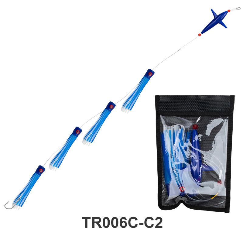 New Fishing Spread Bar Trolling Fishing Lures Rigs Saltwater Tuna Mahi Wahoo Dora Saltwater Big Game 210g Fishing Squid Lure
