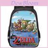 Просторный рюкзак в стиле Zelda для детей Легкий и эргономичный школьный рюкзак