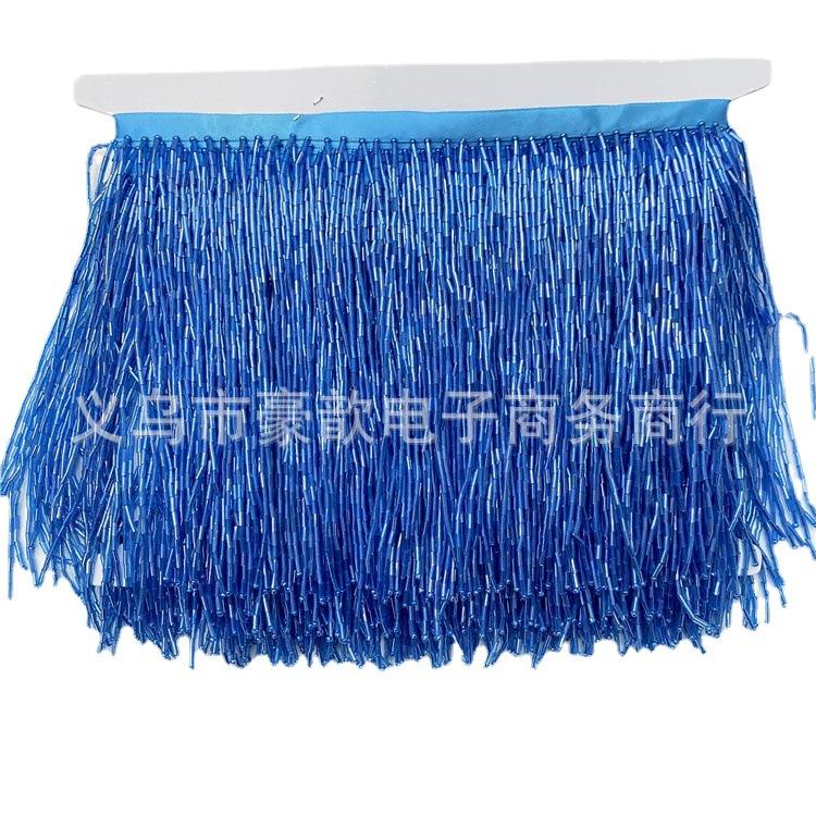15Cm Long Handmade Beaded Tassel Row Beard Lace Textile Accessories Dance Clothes Hanging Spikes Dress Decorative Accessories