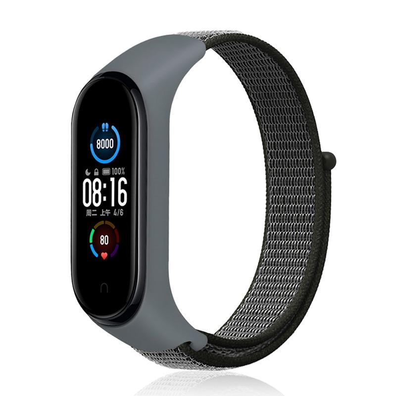 Нейлоновая плетеная петля Solo для Xiaomi Mi Band 5 6, ремешок-браслет, ремень Mi Band 3 Mi Band 4, браслет для Xiaomi Mi Band 6, 5, ремешок для часов