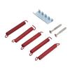 Guitar Tremolo Bridge Springs Kit Replacement Noiseless Accurate Instruments Accessories Red