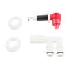 Drain& Aerator Valve Combination 3/4" Drain Port Fishing Boat Live Fish Tank Marine Valve Kit