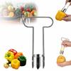 Red Bell Pepper Seed Corer, Upgraded Stainless Steel Fruite Corer Red Bell Cutter Pepper Seed Remover Tool,Bell Pepper Corer Tool For Vegetables