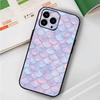 Чешуя русалки для iPhone 15 16 14 Plus 13 12 11 17 Pro Max 17 Air Черный Мягкий Чехол для Телефона
