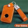 Автомобильный кожаный смарт-брелок для ключей, защитный чехол для ключей Volvo XC40 XC60 S90 XC90 V90 2017 2018 2019 T5 T6 T8, аксессуары
