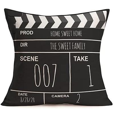 Retro Cinema Pillowcase Personalized Home Decorative Cushion Pillowcase Cushion Cover Cola Printed Pillowcase Suitable For Sofa