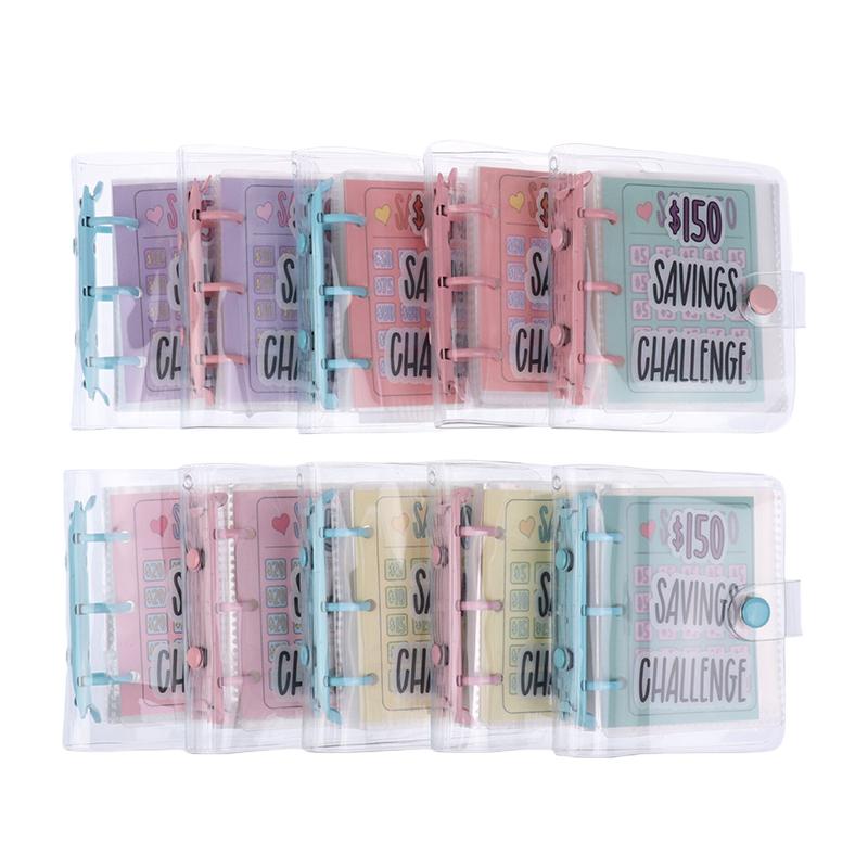 Мини-переплет для сбережений 150-5000 долларов США. Книга для сбережений. Бюджетное хранилище. Конверт для блокнота. Конкурс сбережений.