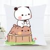 Кавайный Аниме Медведь Dudububu Наволочка Модная Квадратная Наволочка Спальня Диван Комната Ins Декор Отдых