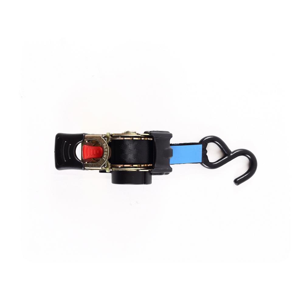 Auto Retractable Ratchet Tie Down Starp Belts Single Hook Universal Motorcycle Tools Convenient Fast Binding Prevent Falling