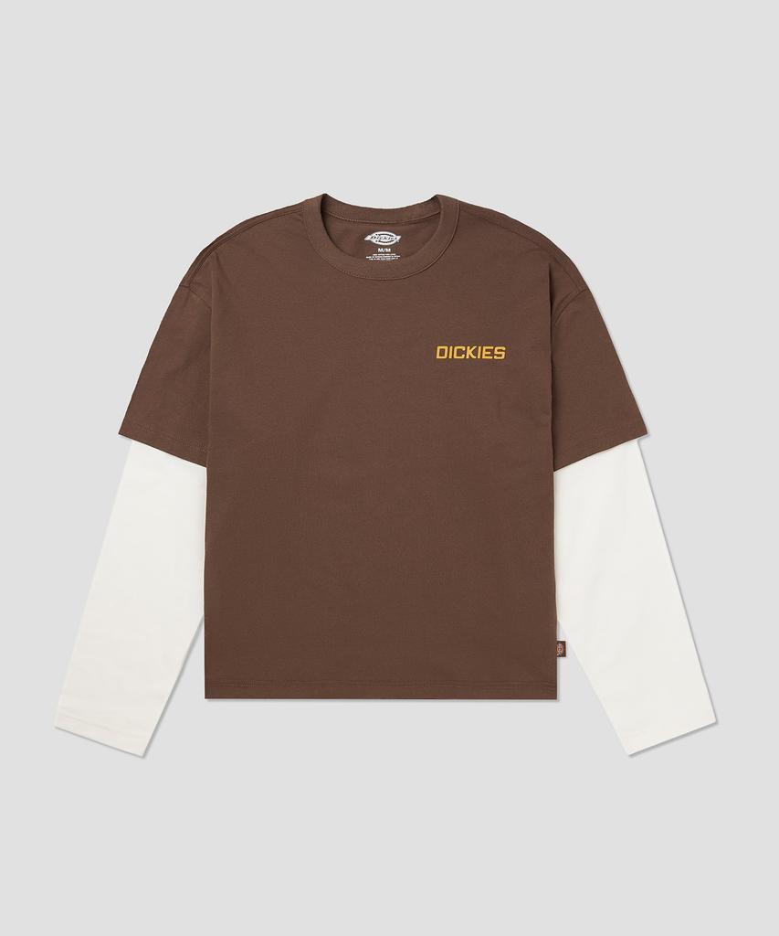 DICKIES Faison Layered T-Shirt Timber