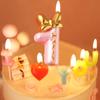 Portable Cake Candles Exquisite Attractive Decoration 0-9 Digital