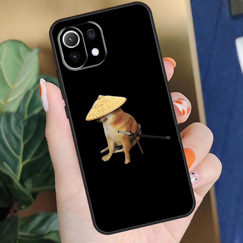 Чехол Cheems Doge для Xiaomi 15T 14T 13T Pro 14 15 Ultra 17 Pro Max POCO X7 F8 Pro X5 X6 F5 F6 F7 Чехол