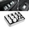 Moonlinks Inner Door Power Window Switch Button Cover Trim Sticker Replacement for Mercedes Benz
