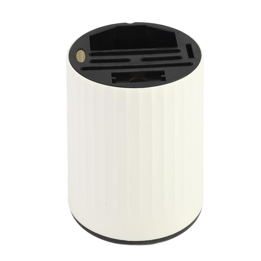 Cylinder Kitchen Cutter Holder 360 Degree Rotation Multiple Slot Knife Block Holder for Knives