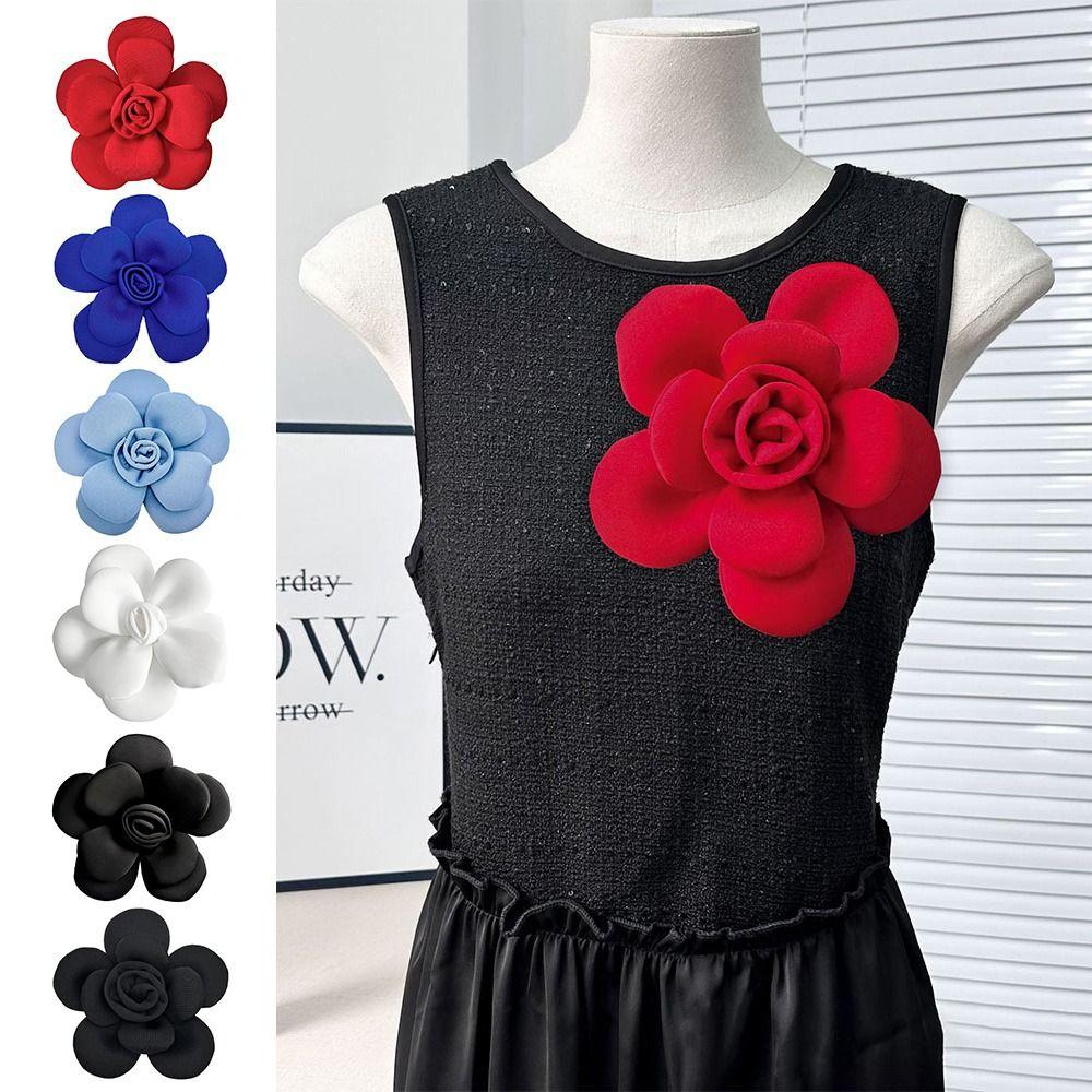 Fashion 3D Chest Flower Large Size Removable Dress Decoration DIY Exquisite Brooch Accessories Wedding Dress Clothes Decoration