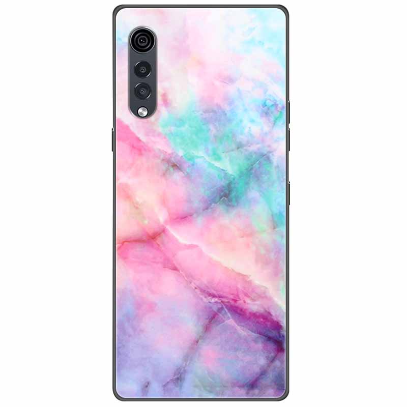 Для LG Velvet Чехол Мягкий Силикон Модный Мраморный ТПУ Funda Coque для LG Velvet 5G 6,8 дюйма Защитный Capa Для LGVelvet Чехлы
