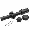 Authentic Primary Arms SLx 1-6x24mm SFP Gen IV Short Scope with Illuminated Aurora 5.56 Fiber Wire Reticle (Red Illuminated Reticle) - LPVO