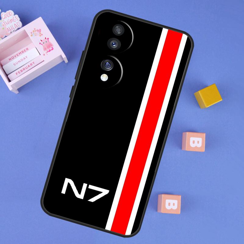 Чехол Mass Effect N7 для Honor Magic 6 Pro 5 Pro 50 70 90 Lite X6 X7 X8 X9 X8b X9b X6a X7a X8a X9a