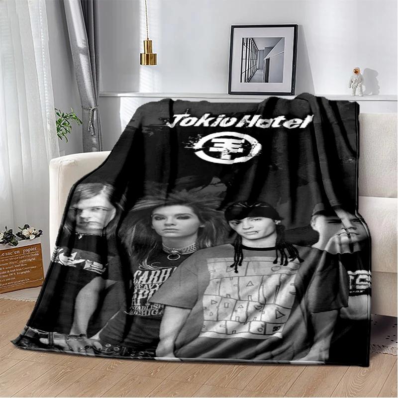 Bill Tom Kaulitz Tokio Hotel Rock Band 2025 New Style Blanket,Soft Throw Blanket for Home Bedroom Bed Sofa Cover Kids Gift Cover