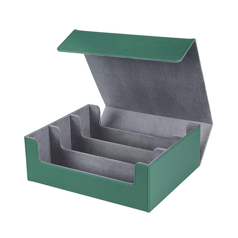 Versatile Card Storage Box with Strong Magnetic Closure for Collect Enthusiasts