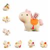 Resin Horse Figurine Chinese Style Zodiac Ornaments Vivid New Year Mascot Miniature  Office