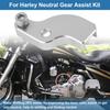 Помощник переключения на нейтральную передачу для Harley Davidson Touring Softail 18-25 Серебристый тон