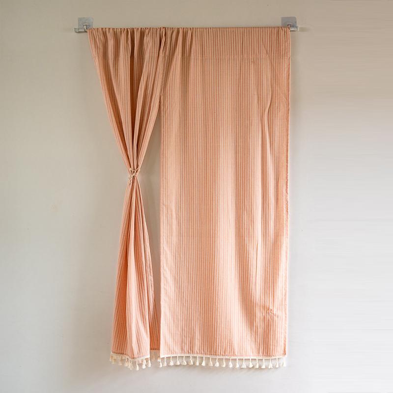 Japanese Style Cotton Linen Fabric Partition Door Curtain Kitchen Entrance Curtain Drape Living Room Bedroom Door Half Curtain