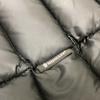MONCLER logo Long Down Jacket Apparel Down jacket Nylon Black