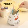 Cartoon Car Shaped Pen Holder Multifunctional Desktop Storage Box Kawaii Pencil Box  Office