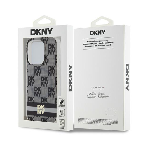 Dkny Dkhmp14Xhcptsk Iphone 14 Pro Max6.7 Czarny/Black Hardcase Iml Checkered Mono Pattern & Printed Stripes Magsafe