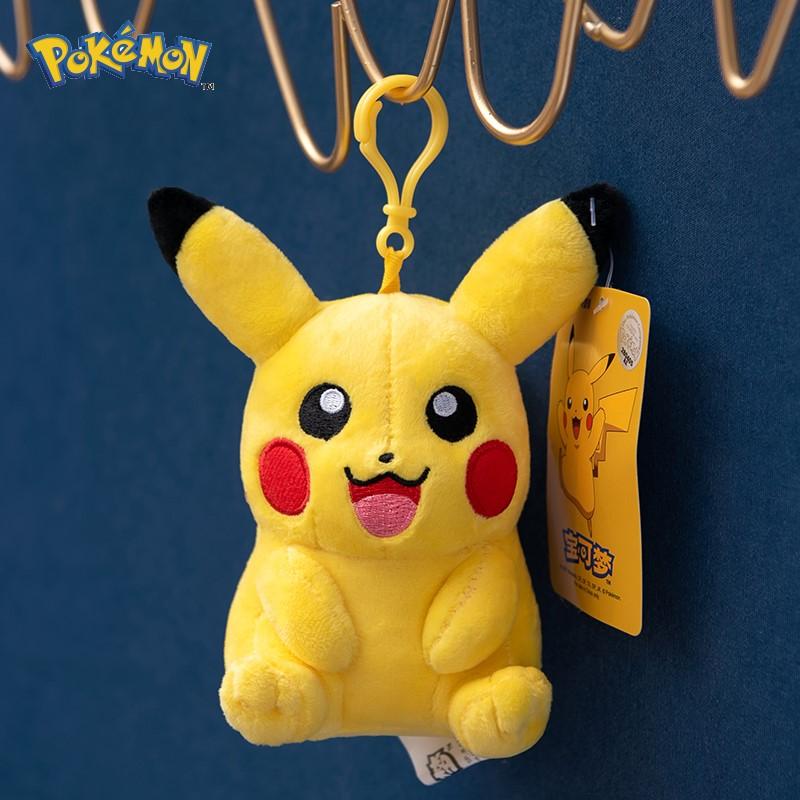 Genuine Pokemon Plusle Minun Love Series Kawaii Plush Stuffed Toy Keychain Backpack Pendant Keyring Doll Birthday Gifts For Kid