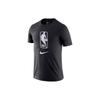 Nike NBA Logo Quick-Dry Breathable Sports T-Shirt, Crew Neck, Short Sleeve Unisex Tops Black AT0516-010