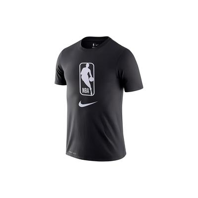 Nike Быстросохнущая дышащая спортивная футболка с логотипом НБА, круглый вырез, топы унисекс с короткими рукавами, черный AT0516-010