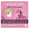 Ultra Extra Pads, Organic Cotton Cover, Regular, 12 Pack