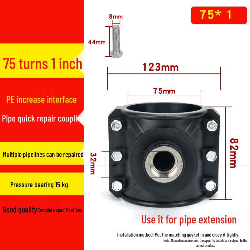 Нержавеющая сталь ПЭ внутренняя резьба переходник 25-110: Быстроразъемные седла для распределения воды и фитинги для аварийного ремонта