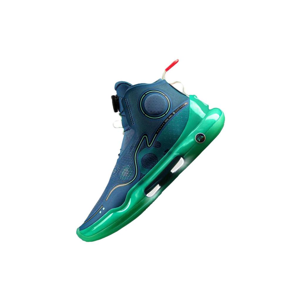 Li Ning YuShuai Evolution Текстиль, Синтетическая кожа, TPU Амортизация Высокие Профессиональные Баскетбольные Кроссовки для Соревнований ABAR041-4